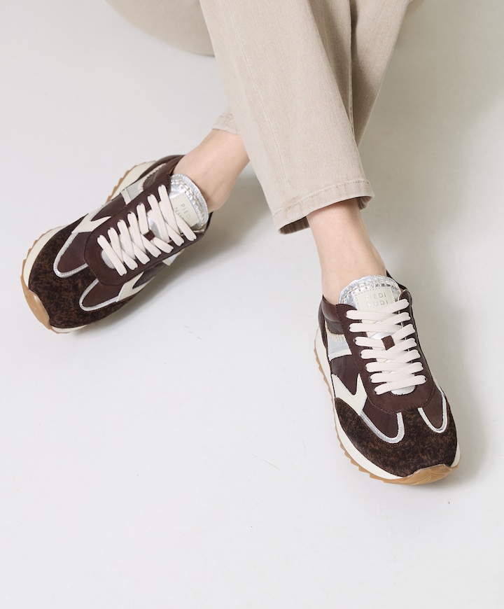 Harlem dames sneakers bruin