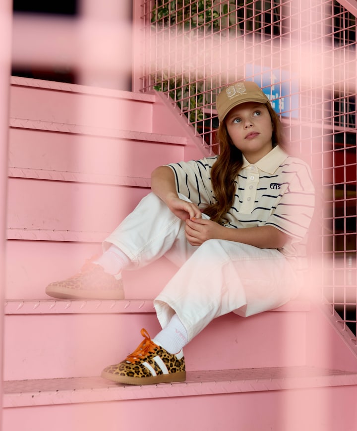 meisjes sneakers bruin