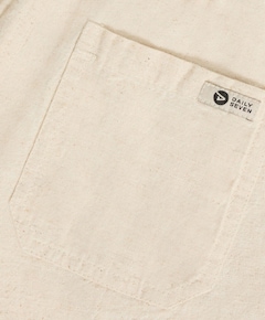 Linen jongens korte broek beige
