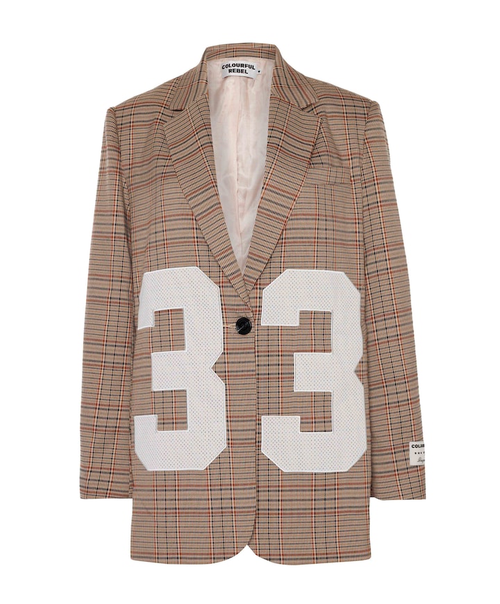Dames blazer bruin
