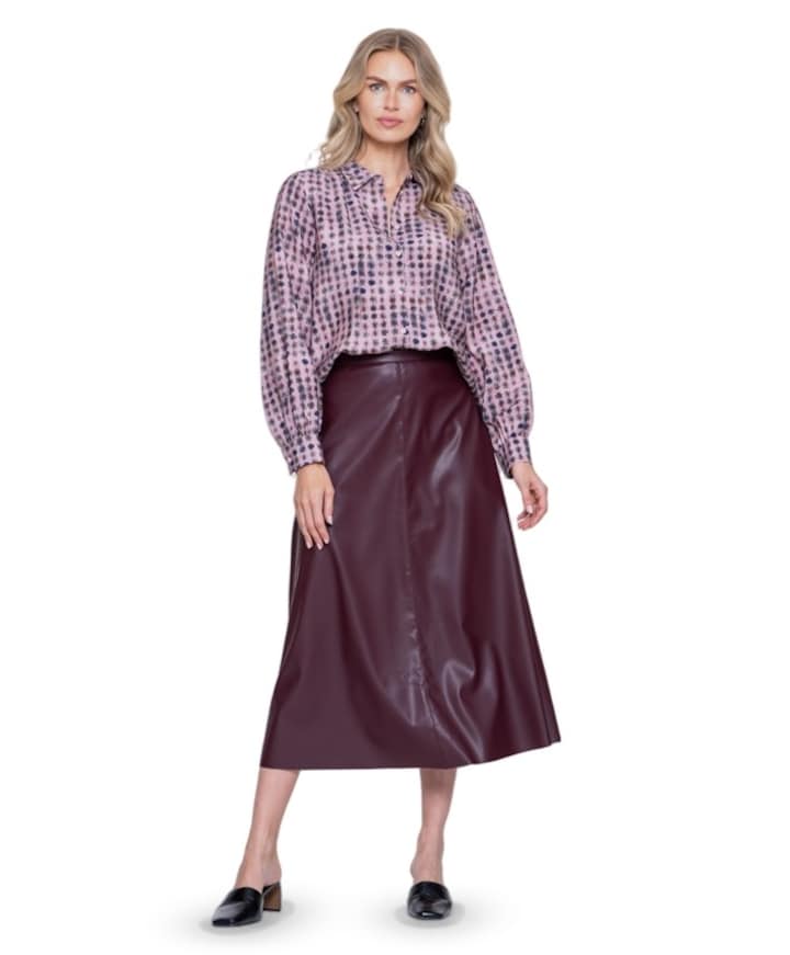 skirt dames korte broek bordeaux