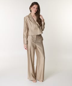 Trouser dames pantalon goud