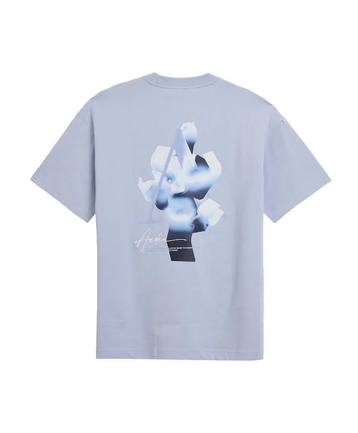Heren T-shirt blauw