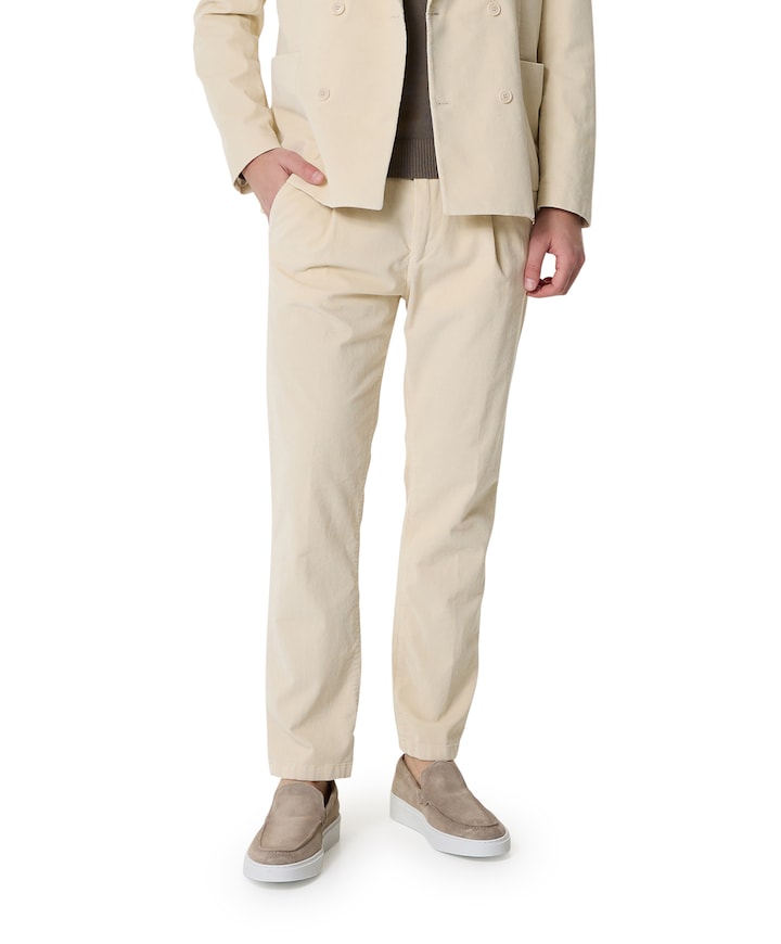 Chasy_RGLR heren broek ecru