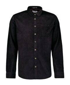 Heren overhemd lange mouw zwart