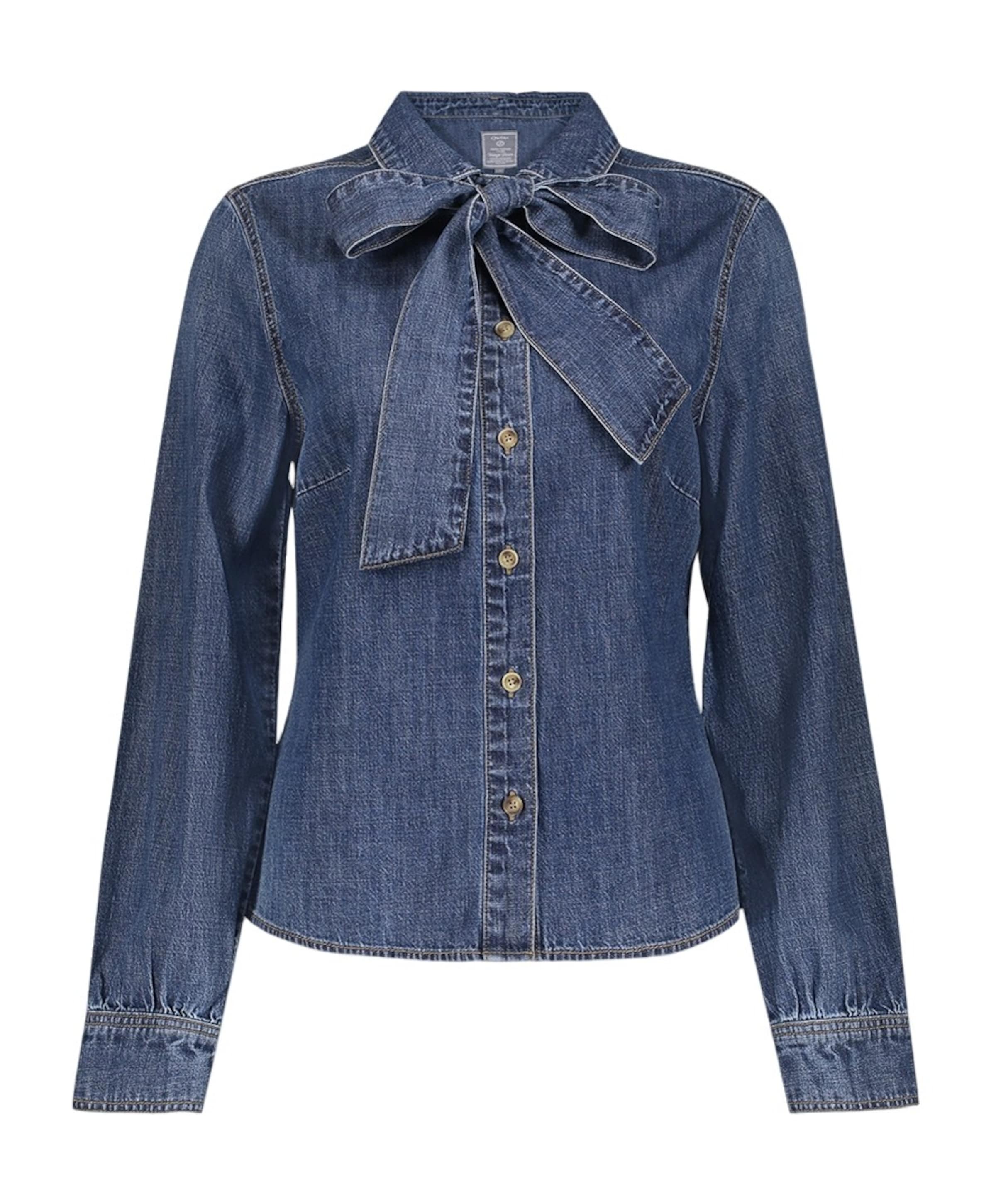 Dames blouse blauw