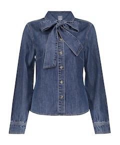 Dames blouse blauw