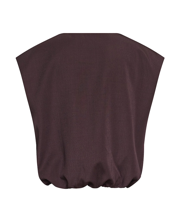 Dames gilet bordeaux