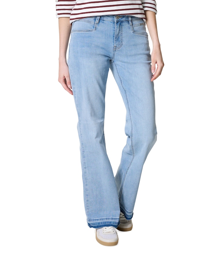 Bibette Released Hem dames jeans blauw