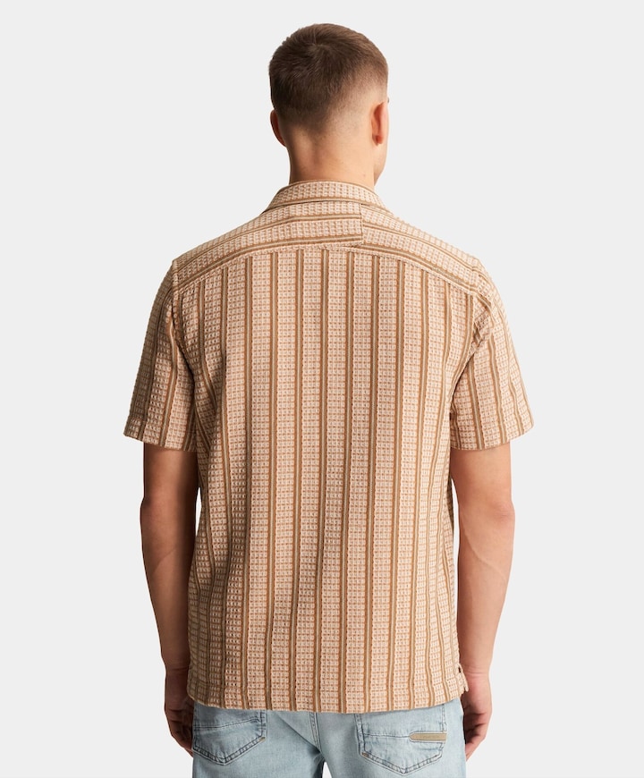 Heren overshirt oranje