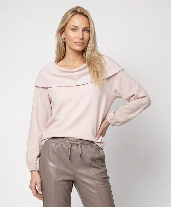 Dames longsleeve roze