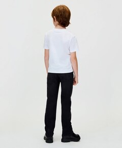 REG STRAIGHT WASHED BLACK jeans grijs