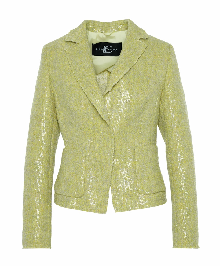 Dames blazer groen
