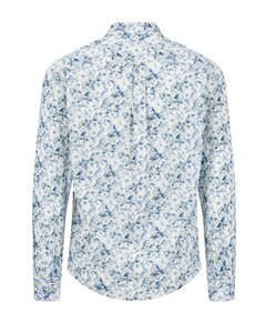 Heren overhemd lange mouw groen