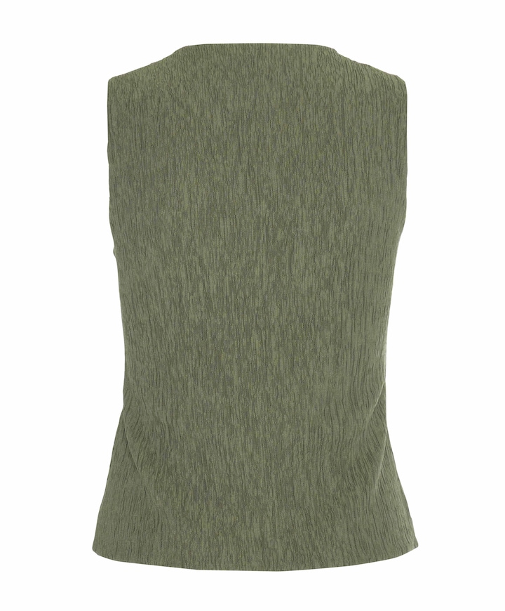 Dames gilet groen