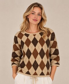 Dames trui beige