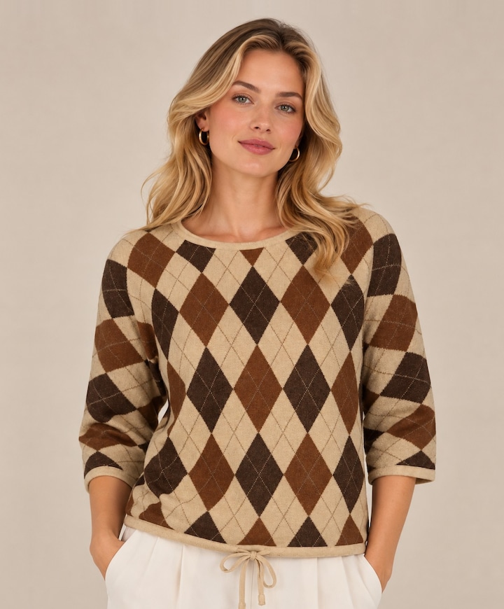 Dames trui beige