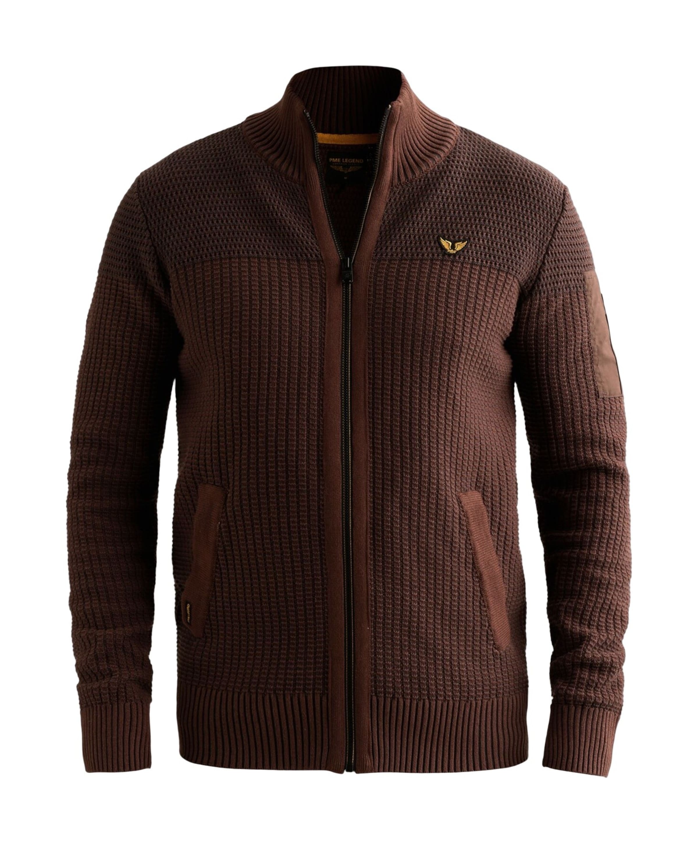 Heren vest bruin