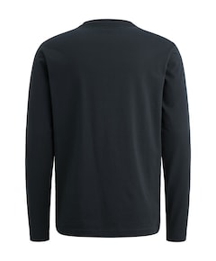 Heren longsleeve blauw