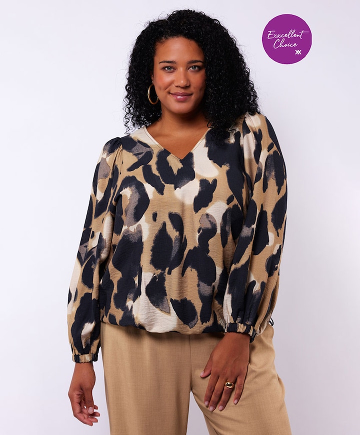Dames blouse zwart