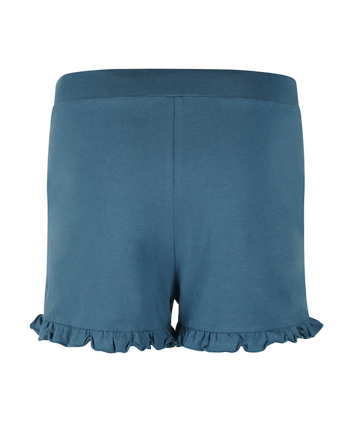 Dames pyjamashort blauw