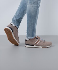 Filmon leather heren sneakers beige
