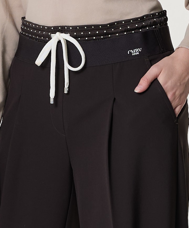 Eva double jogg broek bruin