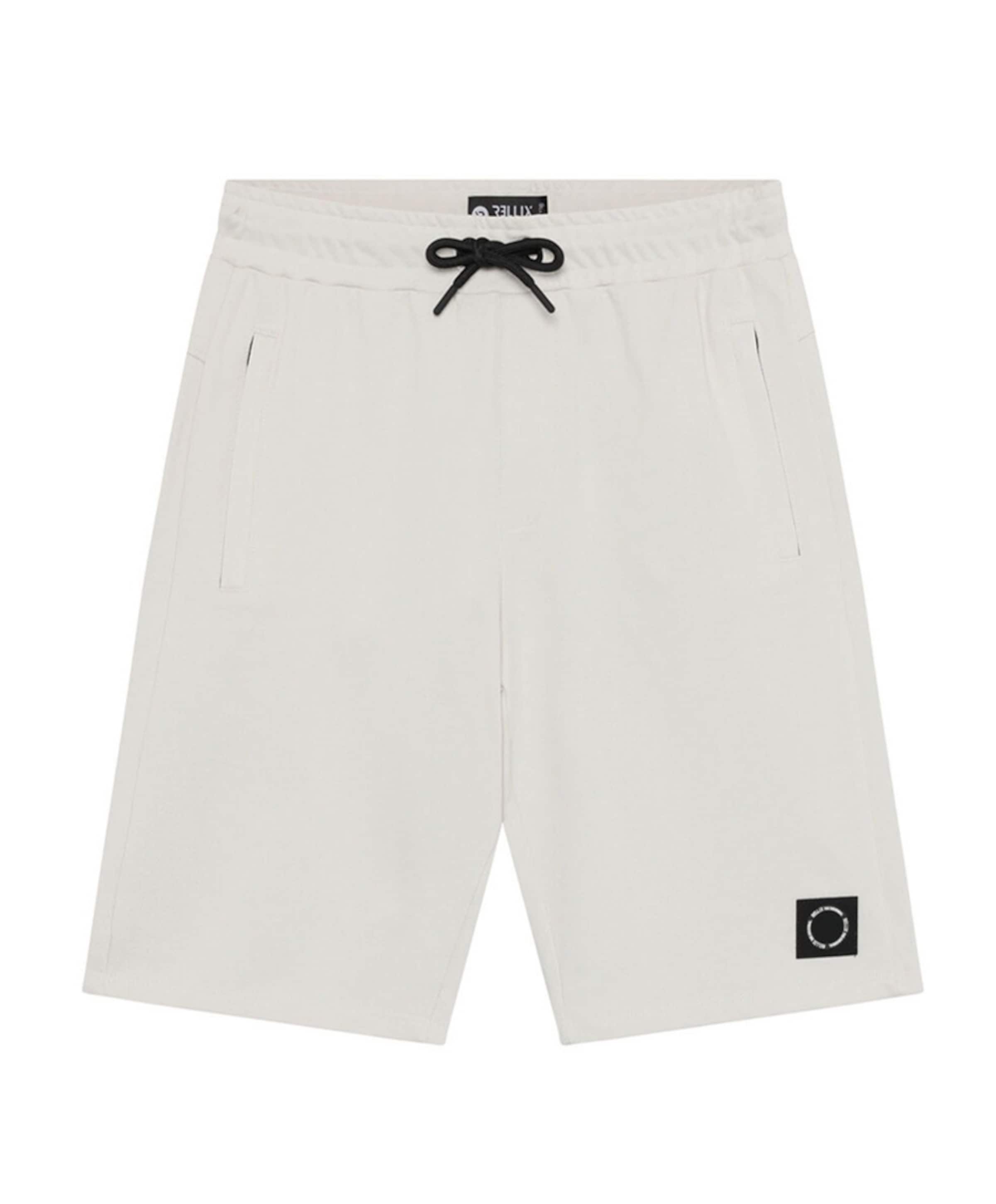 basic zip jongens korte broek grijs