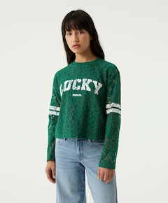 Meisjes longsleeve groen