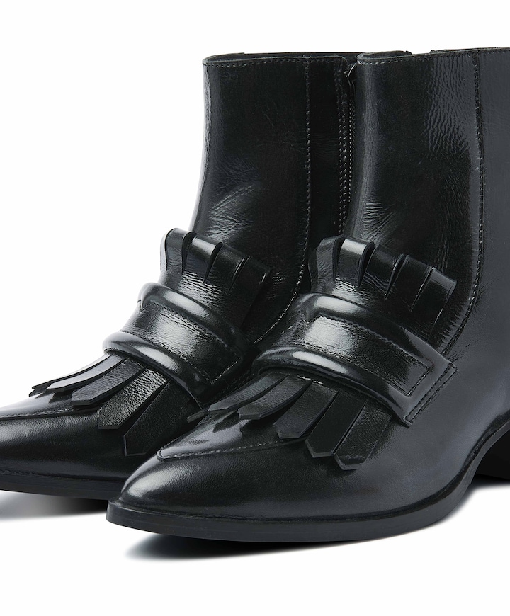 Rose Hannah dames enkellaarzen zwart