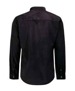 Heren overhemd lange mouw zwart