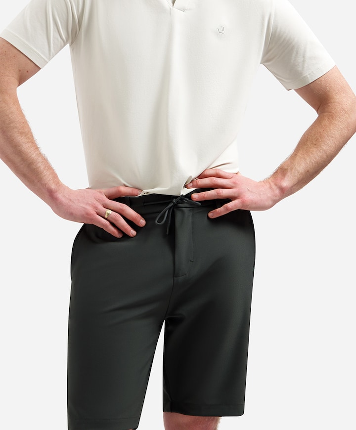 Short Chino 4-Way Stretch Sedoc heren korte broek grijs