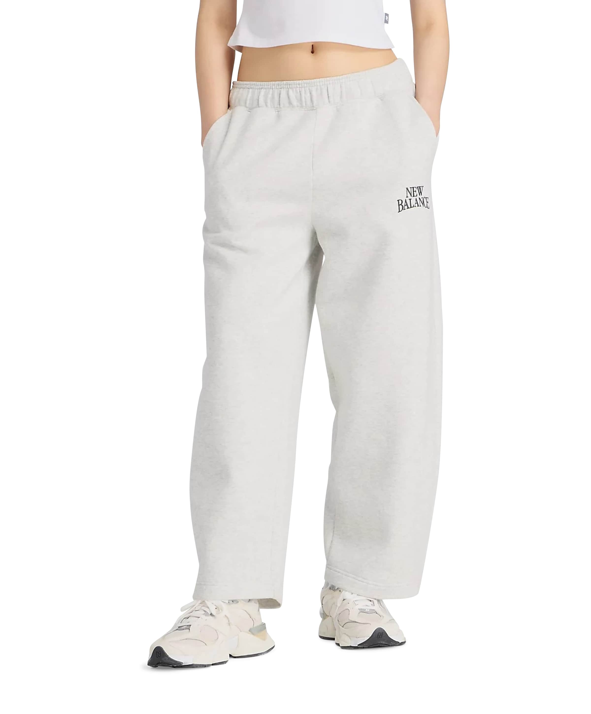 Linear Heritage Fleece Barrel dames broek grijs