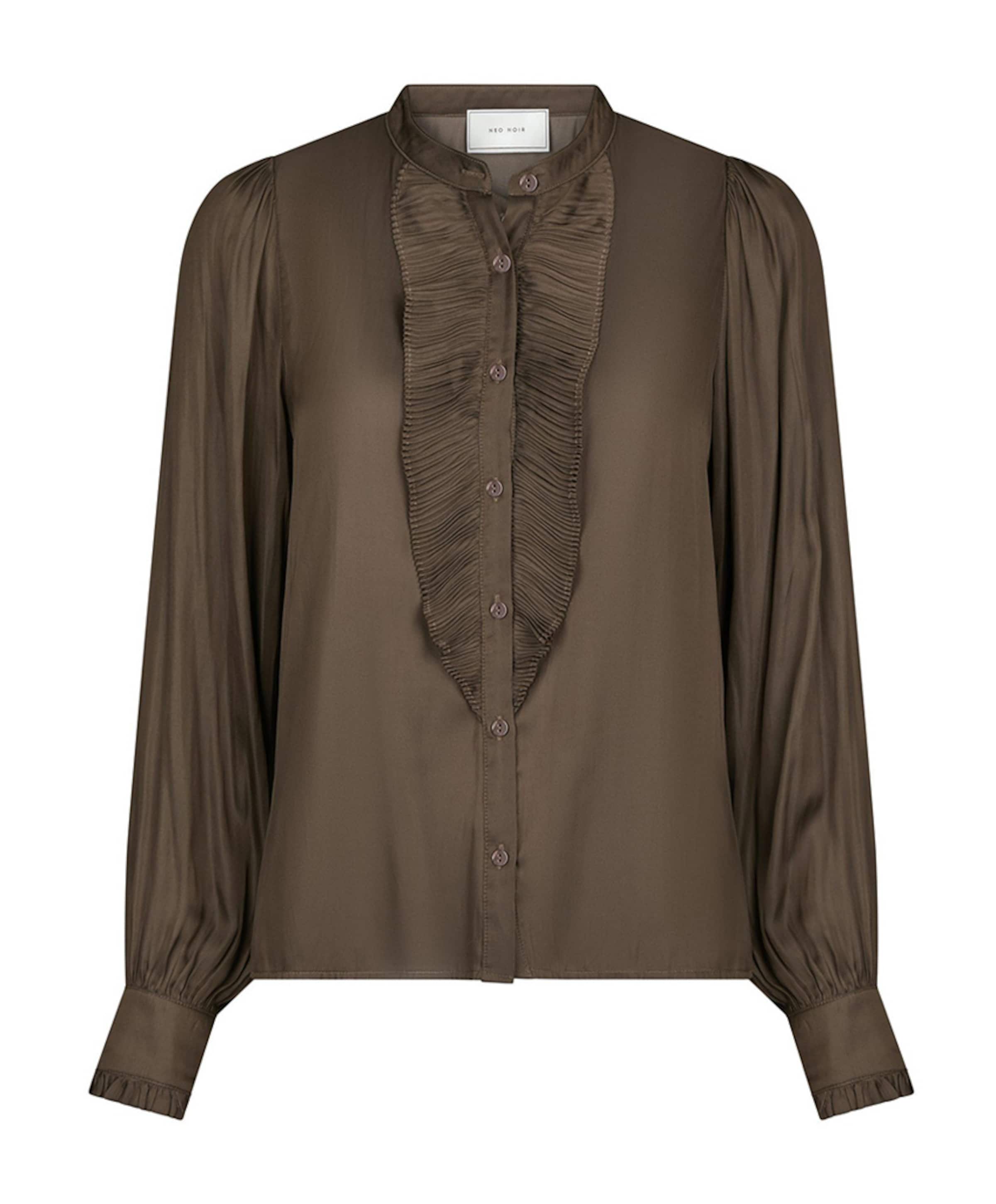 Dames blouse bruin