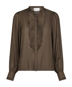 Dames blouse bruin