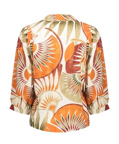 Dames blouse oranje