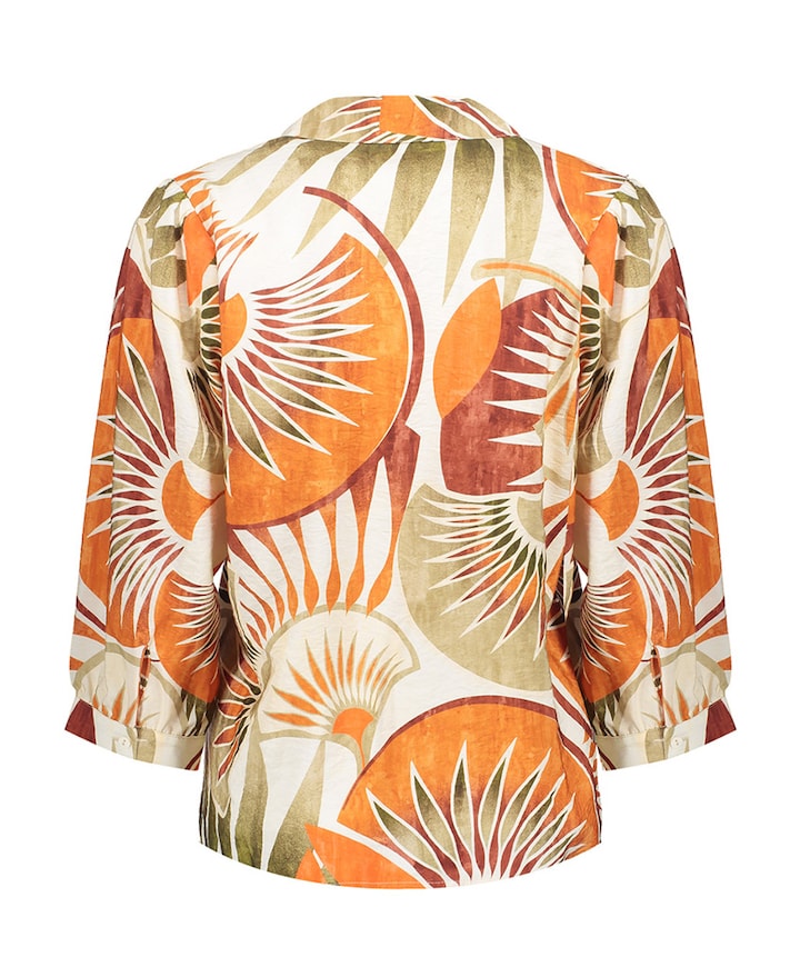 Dames blouse oranje