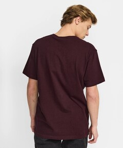 Heren T-shirt bordeaux