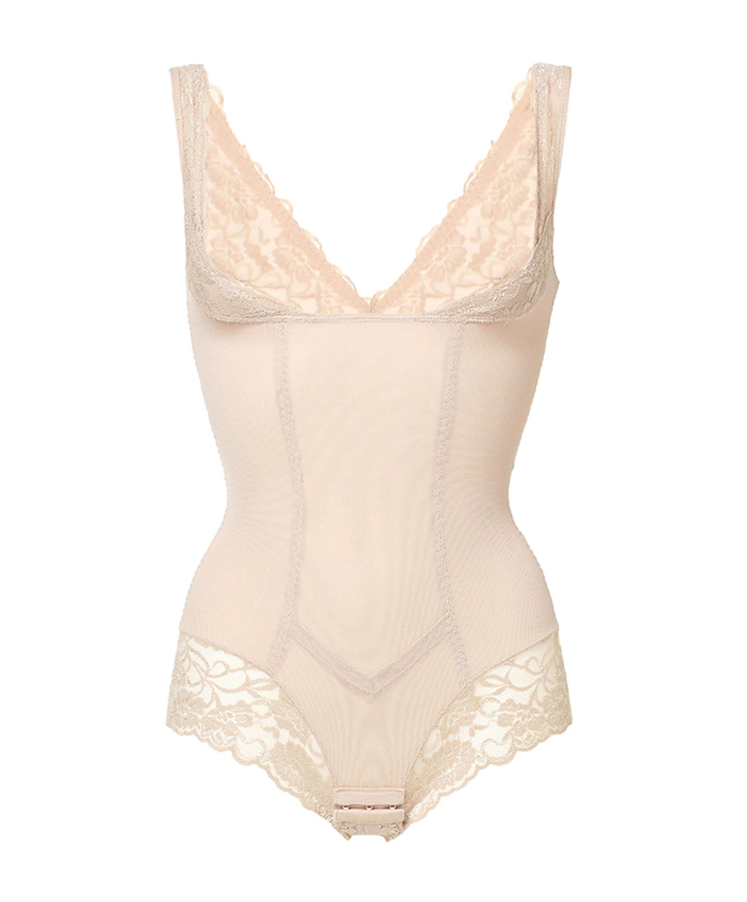 Dames shapewear body beige