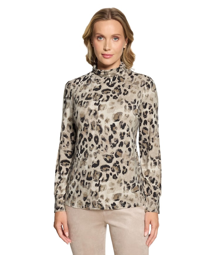 Dames longsleeve beige