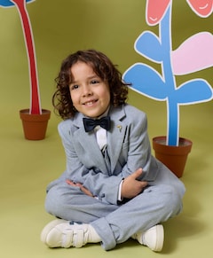 Jongens vlinderstrikje blauw