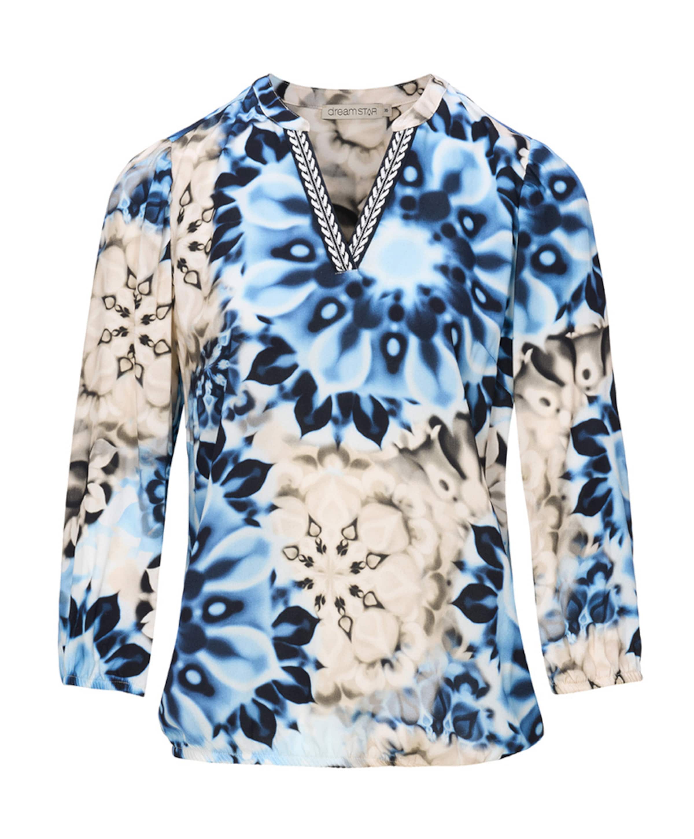 Dames blouse blauw