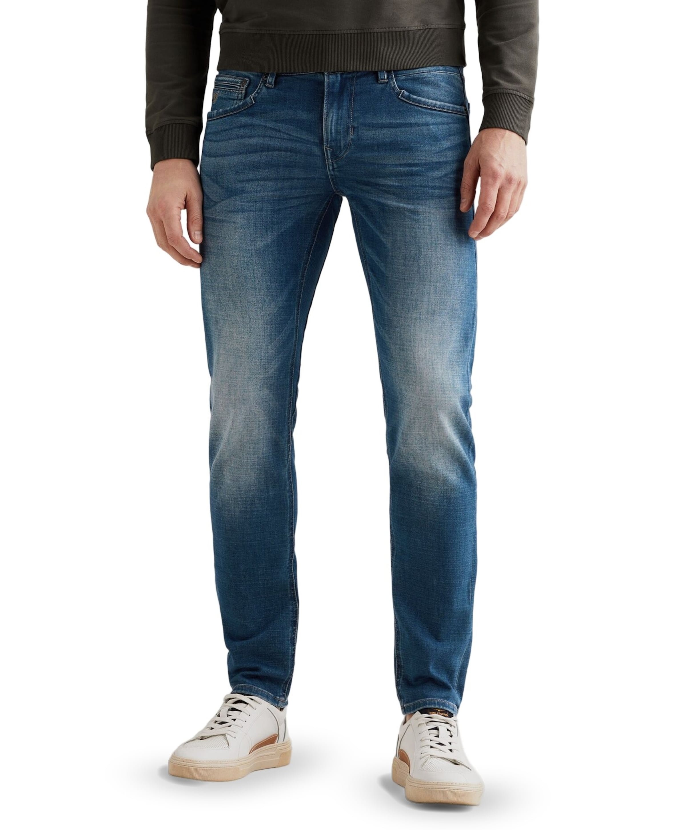 TAILWHEEL DARK NATURAL DENIM heren jeans blauw