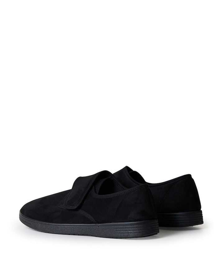 Neles stretch pantoffel heren pantoffels zwart