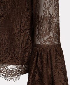 Dames blouse bruin