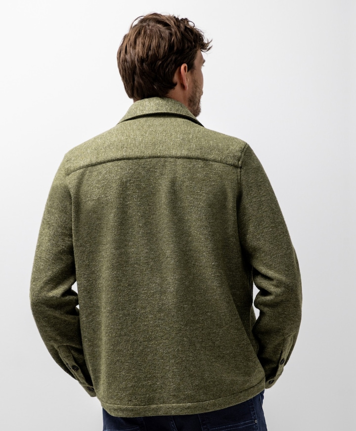 Heren overshirt groen