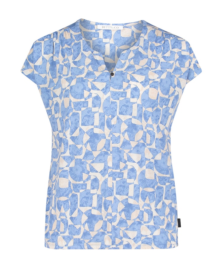 Dames t-shirt blauw