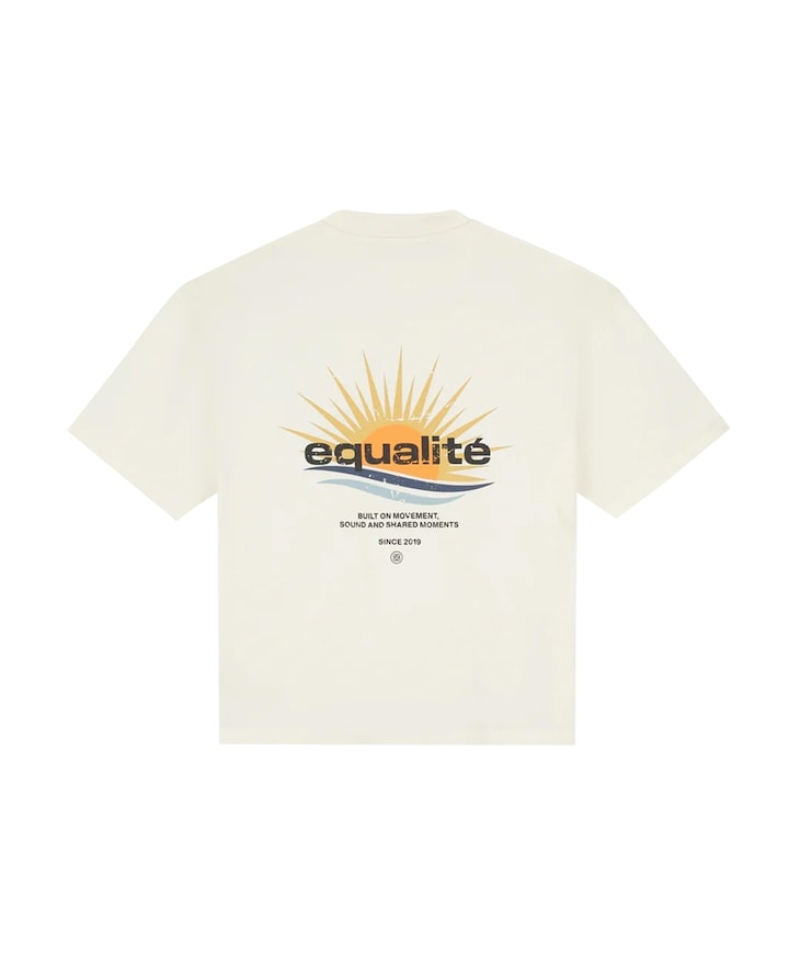 Uniseks T-shirt ecru