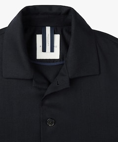 Heren overshirt blauw