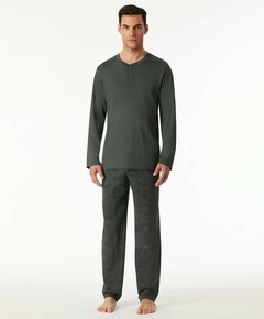 Heren pyjamaset groen